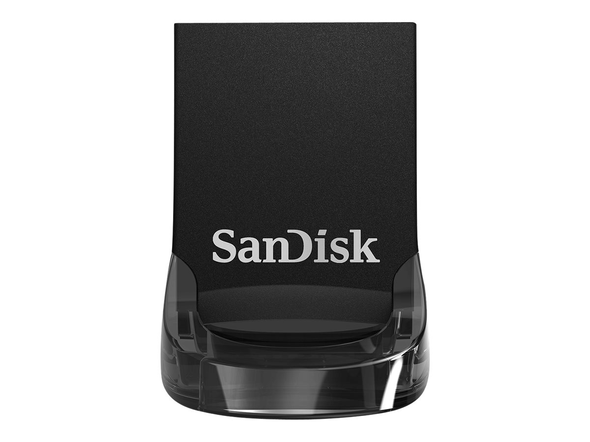 SanDisk Ultra Fit USB-Stick 64 GB in Schwarz, kompakt und leistungsstark