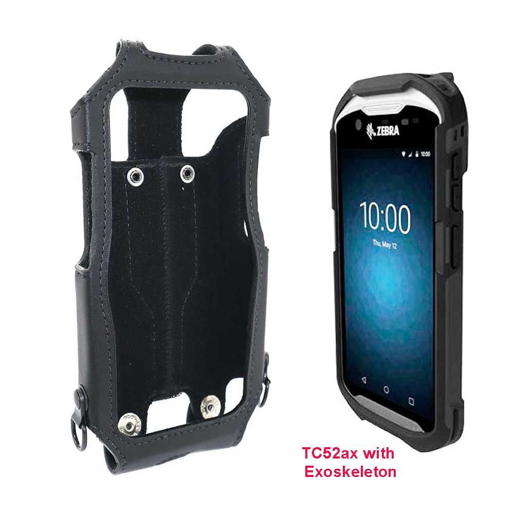 UltimaCase Scannertasche für Zebra TC52ax mit Exoskeleton, Handstrap, 2 D-Ringe | AL4575DW