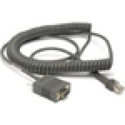 Schwarzes spiralförmiges USB auf Micro-USB Ladekabel