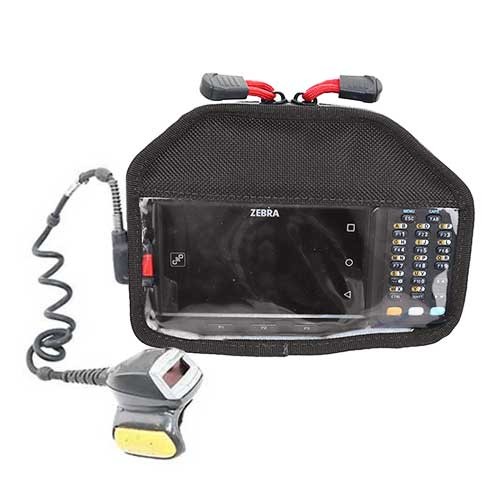 UltimaCase Isoliertes Wrist Mount Case mit Anschlussmöglichkeit für Zebra WT6300 mit Tastatur und erweitertem Akku | AL4402DW