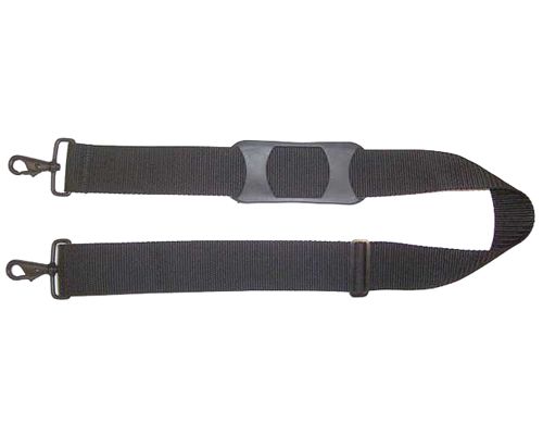 Verstellbarer, schwarzer Nylon-Schultergurt mit Karabinerhaken für Taschen