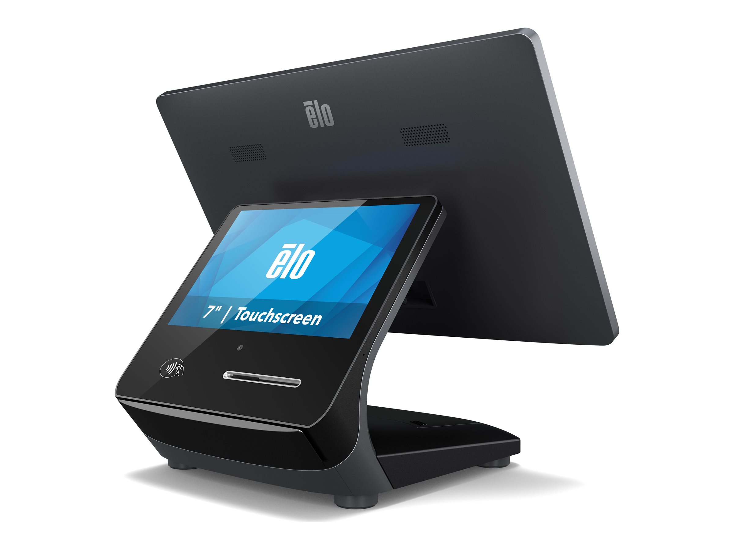 Elo Touch Solutions Elo Pay 7" - All-in-One (Komplettlösung) - 1 x Snapdragon 660 2.2 GHz - RAM 4 GB - Flash 64 GB - NFC - WLAN: 802.11a/b/g/n/ac, Bluetooth 5.0, NFC - Android 12 - Monitor: LCD 17.8 cm (7")