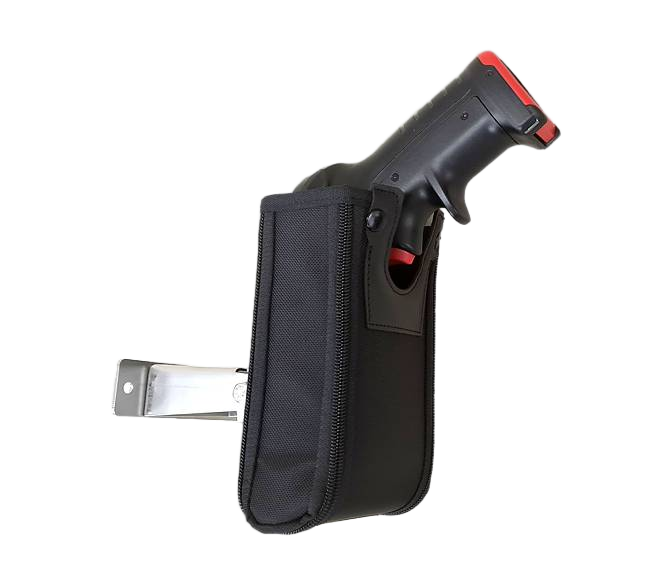 Wandhalter für Barcodescanner mit schwarzer Halterung