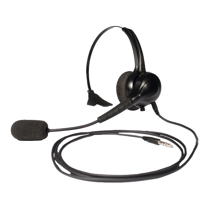 Trident ModCom 1 OTH-Headset - Mono - Kabel - Pick-by-Voice - Kabelanschluss QD